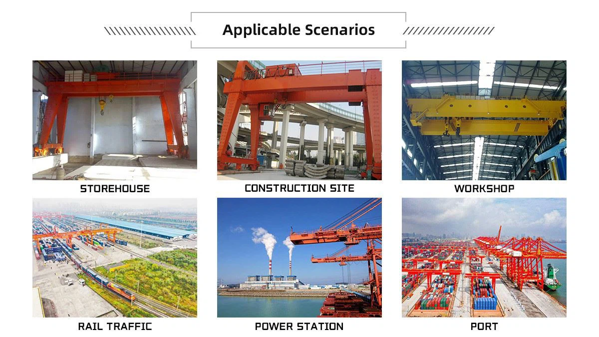 Application of Our Double Girder Gantry Cranes Application of Our Double Girder Gantry Cranes