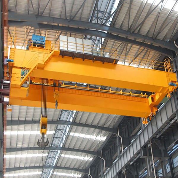 5 Ton Double Beam Eot Crane with Double Trolley Hook