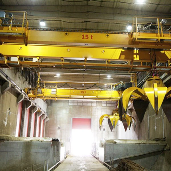50 Ton Double Beam Eot Crane with Grab Bucket