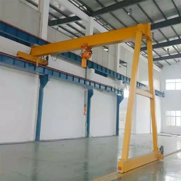 Single Girder Semi Gantry Crane with Hoist