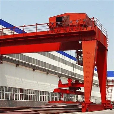 10 Ton Double Beam Gantry Crane With Rotating Electromagnetic Hanging Beam