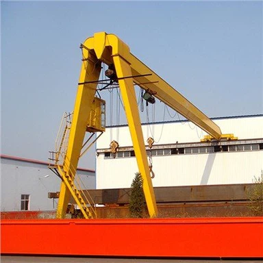 3 Ton Movable Semi Gantry Crane with Double Winch Trolley
