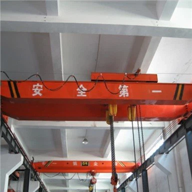 35 Ton Double Girder Overhead Crane with Electric Chain Hoist Trolley