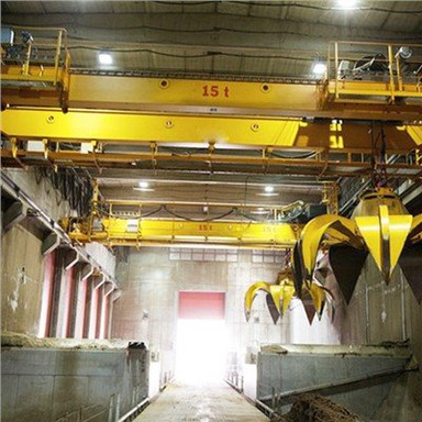 50 Ton Double Beam Eot Crane with Grab Bucket