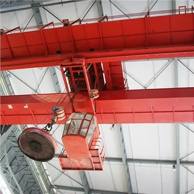 50 Ton Double Beam Overhead Travelling Crane with Electromagnet