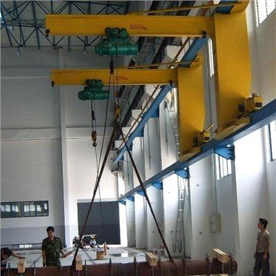 Cantilever Wall Travelling Jib Crane with Electric Wire Rope Hoist