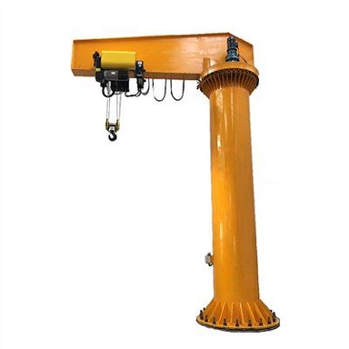 Free Standing Pillar Floor Column Mounted Jib Crane with European Hoist