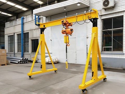 2 Ton Portable Gantry Crane With Electric Chain Hoist 2 Ton Portable Gantry Crane With Electric Chain Hoist