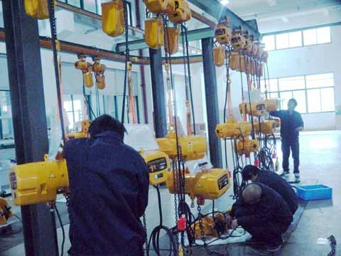 Electrci Hoists Installation Electrci Hoists Installation