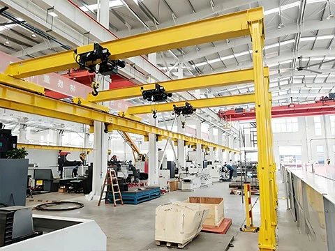 Semi Gantry Crane With Wire Rope Hoist Semi Gantry Crane With Wire Rope Hoist